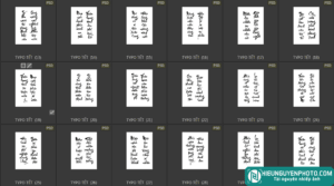 Ảnh minh hoạ cho 90 Typo tết thư pháp xịn xò (PSD)